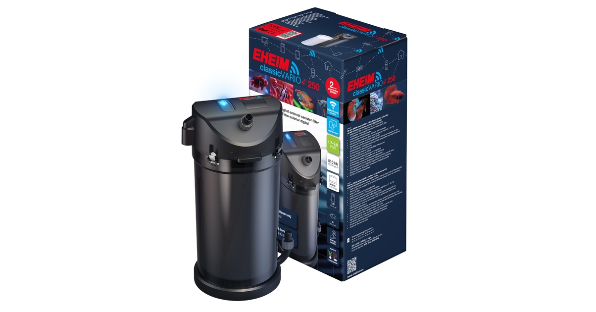 EHEIM 2214 Classic Vario+e 250 filtre externe électronique WiFi